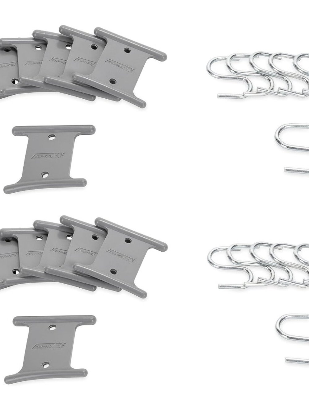 Camper/RV Party Light Holders - Supports Up to 15lbs & Fits Most Awning Bar Chan